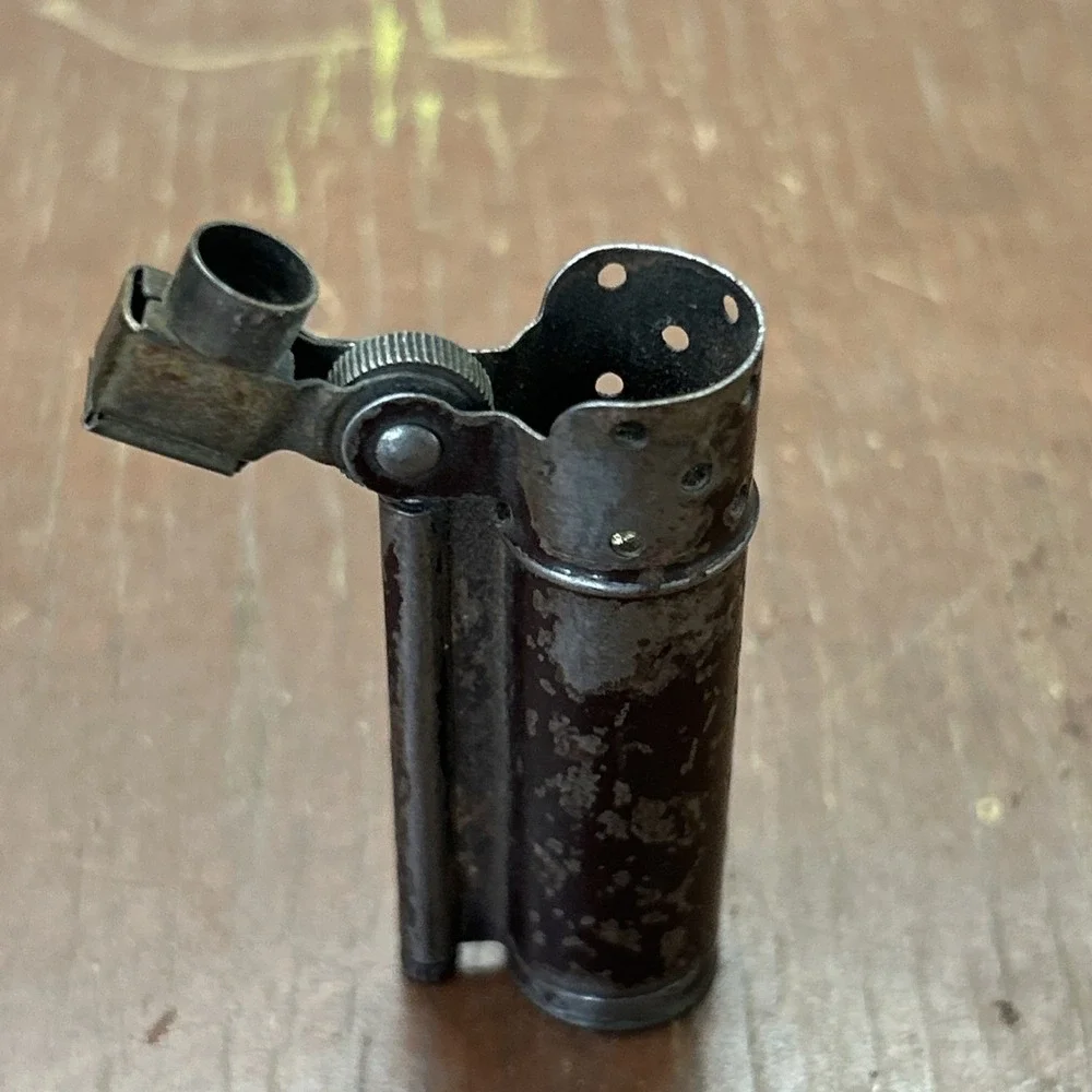 Pair Of WWII Trench Lighters Dunhill Service Evan's  Spitfire Untested As Is